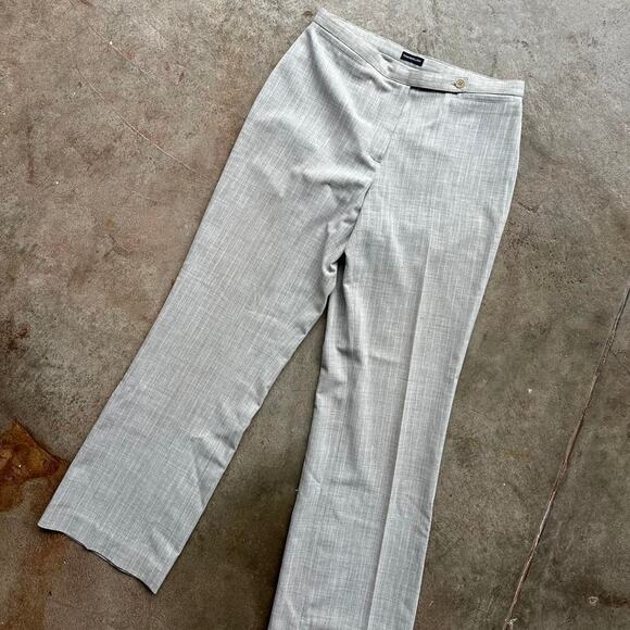 Worthington Grey and White Striped Work Pants - Picture 2 of 7